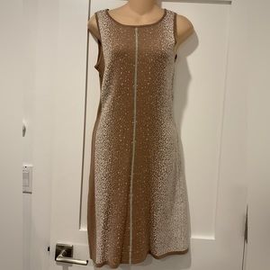 Magaschoni Cotton/Cashmere Sleeveless Dress